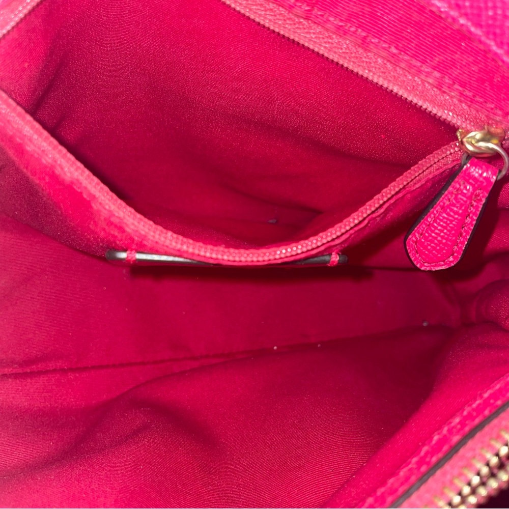Coach Pink Shoulder Bag with Crossbody Strap - Picture 8 of 15